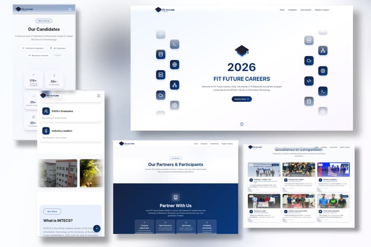 FIT FUTURE Career 2026 web platform