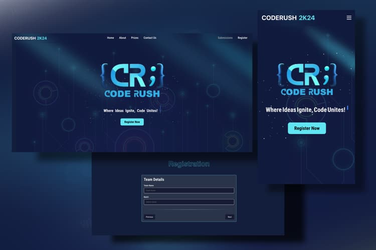 CODERUSH 2024 Website